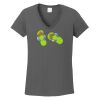Ladies Heavy Cotton ™ 100% Cotton V Neck T Shirt Thumbnail