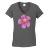 Ladies Heavy Cotton ™ 100% Cotton V Neck T Shirt Thumbnail