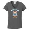 Ladies Heavy Cotton ™ 100% Cotton V Neck T Shirt Thumbnail