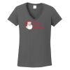 Ladies Heavy Cotton ™ 100% Cotton V Neck T Shirt Thumbnail