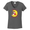 Ladies Heavy Cotton ™ 100% Cotton V Neck T Shirt Thumbnail