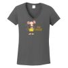 Ladies Heavy Cotton ™ 100% Cotton V Neck T Shirt Thumbnail