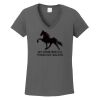 Ladies Heavy Cotton ™ 100% Cotton V Neck T Shirt Thumbnail