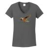 Ladies Heavy Cotton ™ 100% Cotton V Neck T Shirt Thumbnail