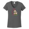Ladies Heavy Cotton ™ 100% Cotton V Neck T Shirt Thumbnail
