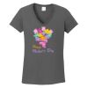 Ladies Heavy Cotton ™ 100% Cotton V Neck T Shirt Thumbnail