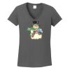 Ladies Heavy Cotton ™ 100% Cotton V Neck T Shirt Thumbnail
