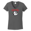 Ladies Heavy Cotton ™ 100% Cotton V Neck T Shirt Thumbnail