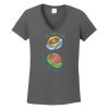 Ladies Heavy Cotton ™ 100% Cotton V Neck T Shirt Thumbnail