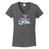 Ladies Heavy Cotton ™ 100% Cotton V Neck T Shirt Thumbnail