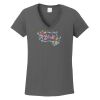Ladies Heavy Cotton ™ 100% Cotton V Neck T Shirt Thumbnail