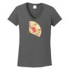 Ladies Heavy Cotton ™ 100% Cotton V Neck T Shirt Thumbnail