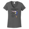 Ladies Heavy Cotton ™ 100% Cotton V Neck T Shirt Thumbnail