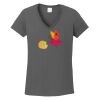Ladies Heavy Cotton ™ 100% Cotton V Neck T Shirt Thumbnail