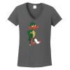Ladies Heavy Cotton ™ 100% Cotton V Neck T Shirt Thumbnail