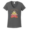 Ladies Heavy Cotton ™ 100% Cotton V Neck T Shirt Thumbnail
