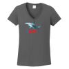 Ladies Heavy Cotton ™ 100% Cotton V Neck T Shirt Thumbnail