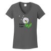 Ladies Heavy Cotton ™ 100% Cotton V Neck T Shirt Thumbnail