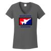 Ladies Heavy Cotton ™ 100% Cotton V Neck T Shirt Thumbnail