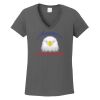 Ladies Heavy Cotton ™ 100% Cotton V Neck T Shirt Thumbnail