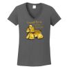 Ladies Heavy Cotton ™ 100% Cotton V Neck T Shirt Thumbnail