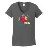 Ladies Heavy Cotton ™ 100% Cotton V Neck T Shirt Thumbnail