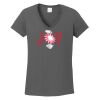 Ladies Heavy Cotton ™ 100% Cotton V Neck T Shirt Thumbnail