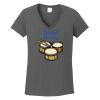 Ladies Heavy Cotton ™ 100% Cotton V Neck T Shirt Thumbnail