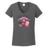 Ladies Heavy Cotton ™ 100% Cotton V Neck T Shirt Thumbnail