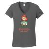 Ladies Heavy Cotton ™ 100% Cotton V Neck T Shirt Thumbnail