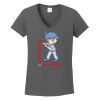Ladies Heavy Cotton ™ 100% Cotton V Neck T Shirt Thumbnail