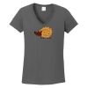 Ladies Heavy Cotton ™ 100% Cotton V Neck T Shirt Thumbnail