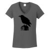 Ladies Heavy Cotton ™ 100% Cotton V Neck T Shirt Thumbnail