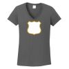 Ladies Heavy Cotton ™ 100% Cotton V Neck T Shirt Thumbnail