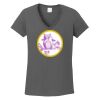 Ladies Heavy Cotton ™ 100% Cotton V Neck T Shirt Thumbnail