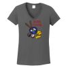 Ladies Heavy Cotton ™ 100% Cotton V Neck T Shirt Thumbnail