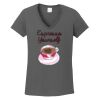 Ladies Heavy Cotton ™ 100% Cotton V Neck T Shirt Thumbnail