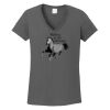 Ladies Heavy Cotton ™ 100% Cotton V Neck T Shirt Thumbnail