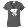 Ladies Heavy Cotton ™ 100% Cotton V Neck T Shirt Thumbnail