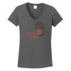 Ladies Heavy Cotton ™ 100% Cotton V Neck T Shirt Thumbnail