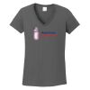 Ladies Heavy Cotton ™ 100% Cotton V Neck T Shirt Thumbnail