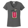 Ladies Heavy Cotton ™ 100% Cotton V Neck T Shirt Thumbnail