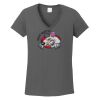 Ladies Heavy Cotton ™ 100% Cotton V Neck T Shirt Thumbnail