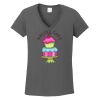 Ladies Heavy Cotton ™ 100% Cotton V Neck T Shirt Thumbnail