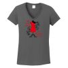 Ladies Heavy Cotton ™ 100% Cotton V Neck T Shirt Thumbnail