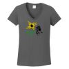 Ladies Heavy Cotton ™ 100% Cotton V Neck T Shirt Thumbnail