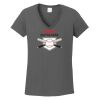 Ladies Heavy Cotton ™ 100% Cotton V Neck T Shirt Thumbnail