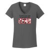 Ladies Heavy Cotton ™ 100% Cotton V Neck T Shirt Thumbnail
