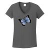 Ladies Heavy Cotton ™ 100% Cotton V Neck T Shirt Thumbnail