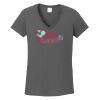 Ladies Heavy Cotton ™ 100% Cotton V Neck T Shirt Thumbnail
